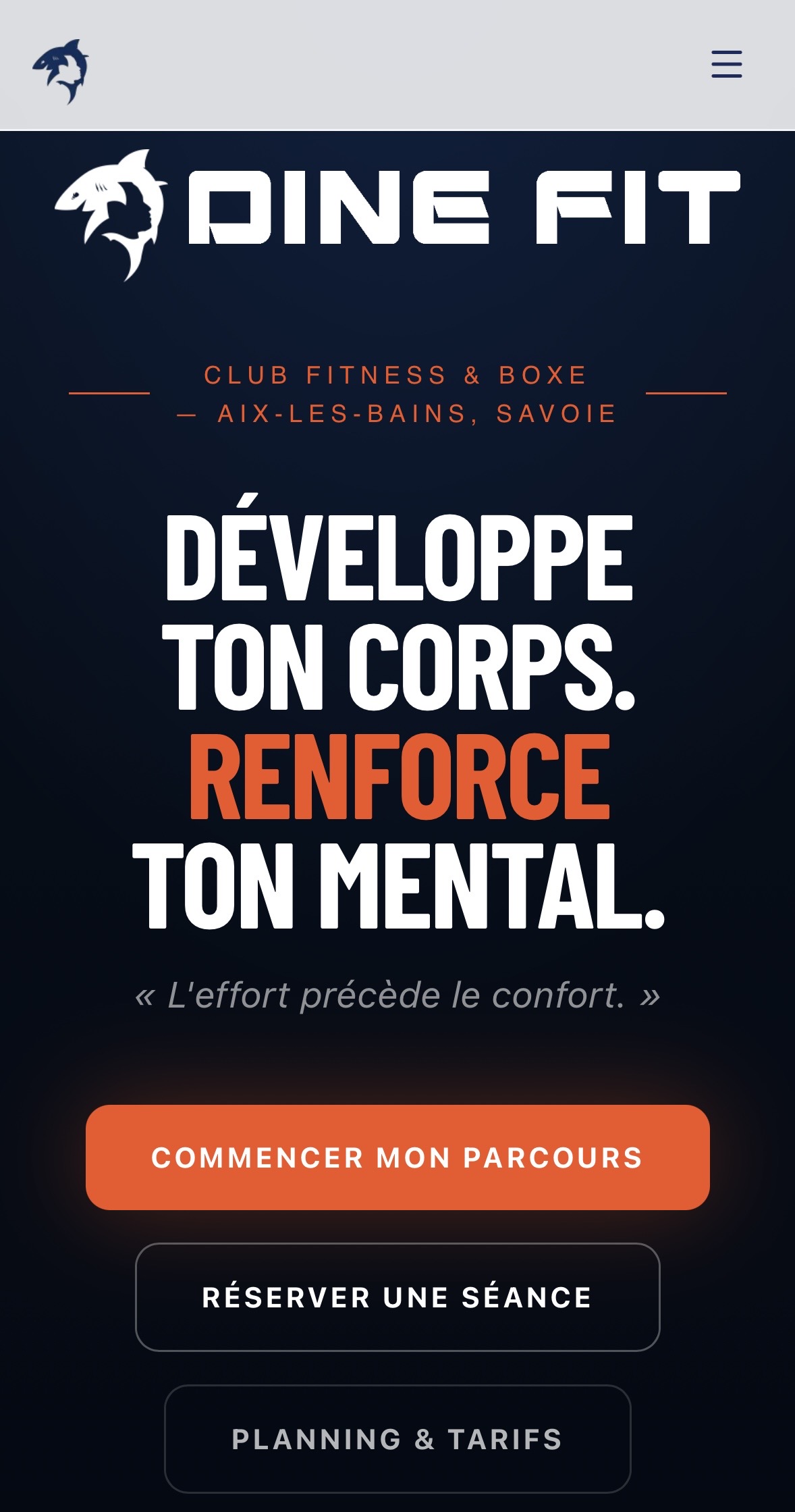 App mobile Dine-Fit